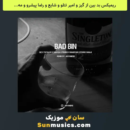 بد بین از گیز و امیر تتلو و شایع و رضا پیشرو و مهدیار و پوری و ناجی